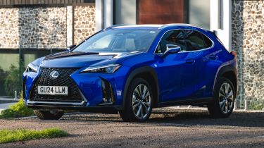 Lexus UX 350h+ F-Sport - front 3/4 static